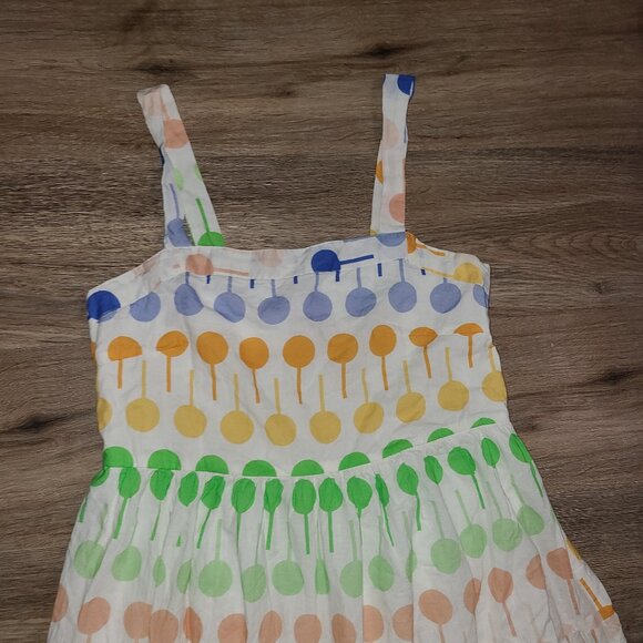 NWT Hampton House size XS maxi Long Strap Sun Dress Tiered Cotton - Picture 4 of 4